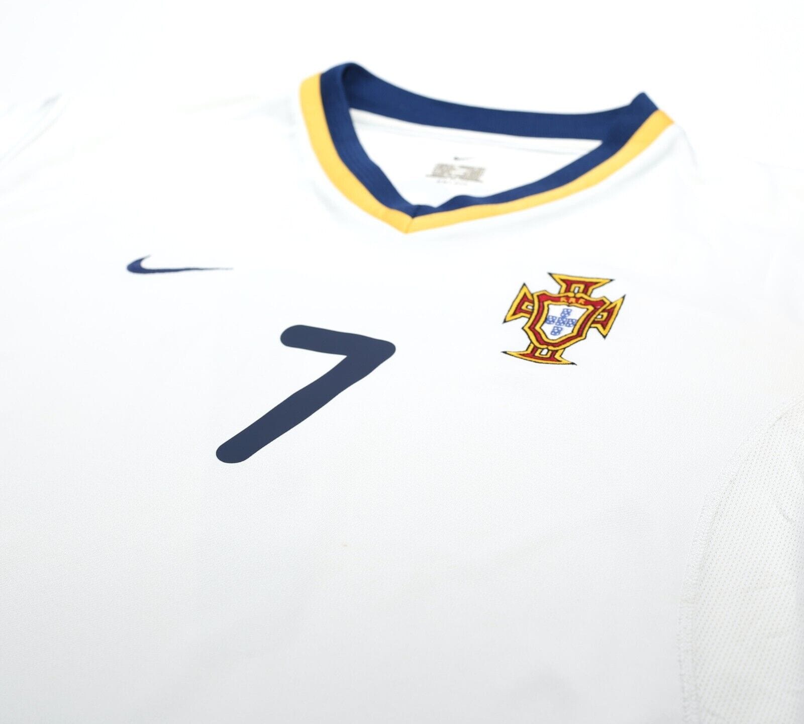 2000/02 FIGO #7 Portugal Vintage Nike Away Football Shirt (M) Euro 2000