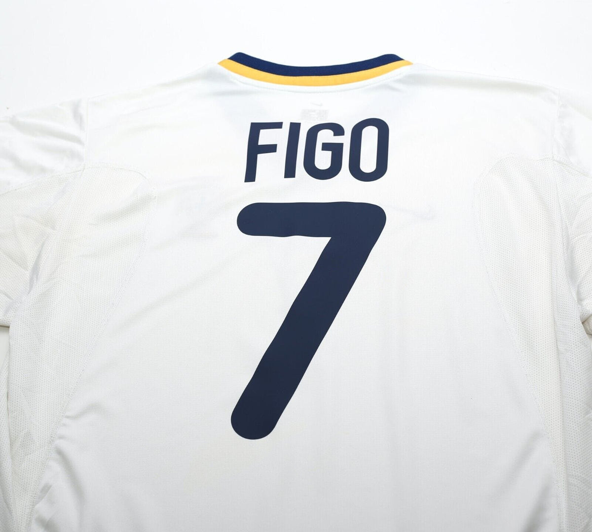 2000/02 FIGO #7 Portugal Vintage Nike Away Football Shirt (M) Euro 2000