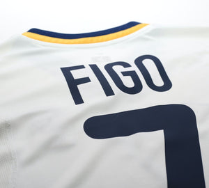 2000/02 FIGO #7 Portugal Vintage Nike Away Football Shirt (M) Euro 2000