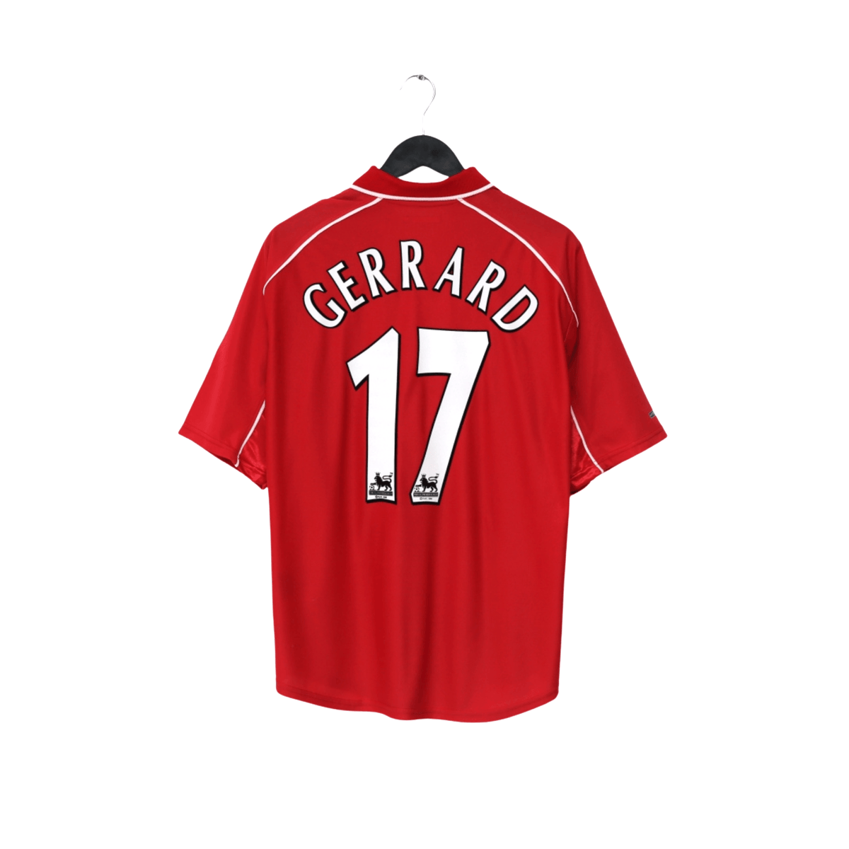 2000/02 Gerrard #17 Liverpool Vintage Reebok Home Football Shirt (M)