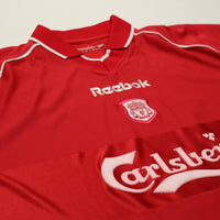 2000/02 Gerrard #17 Liverpool Vintage Reebok Home Football Shirt (M)