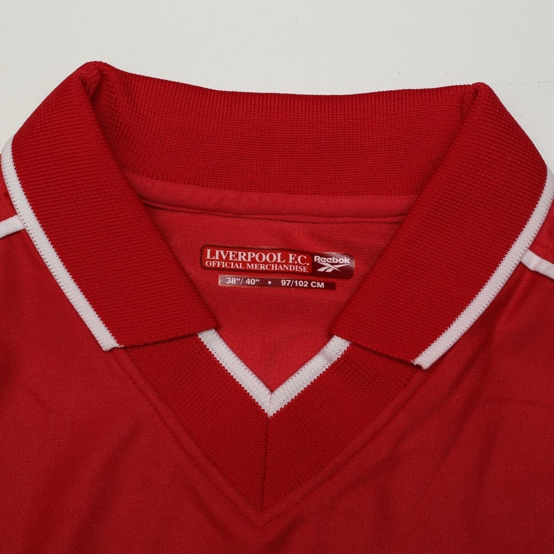 2000/02 Gerrard #17 Liverpool Vintage Reebok Home Football Shirt (M)
