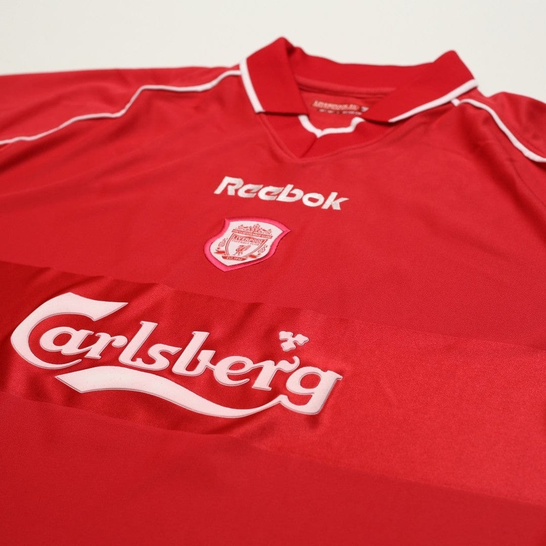 2000/02 Gerrard #17 Liverpool Vintage Reebok Home Football Shirt (M)