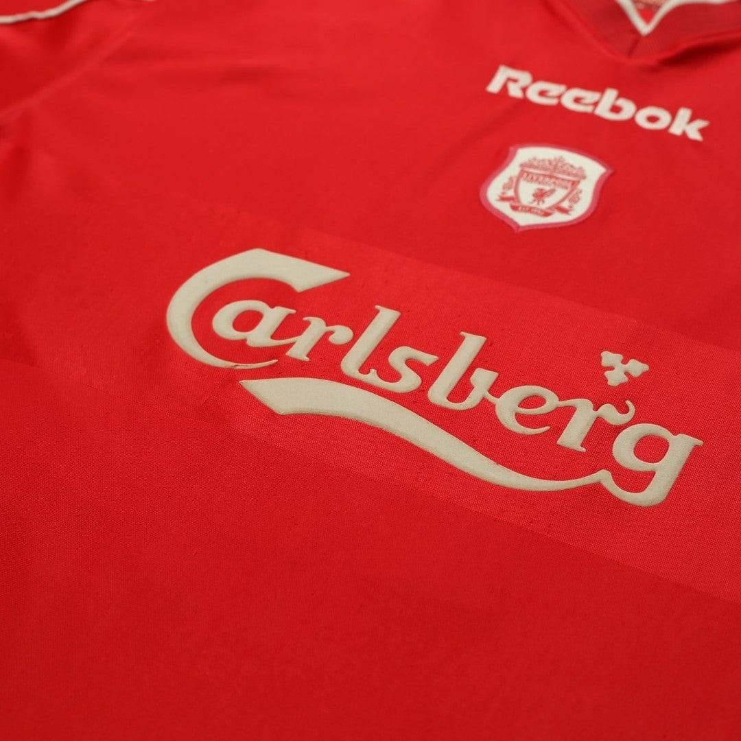 2000/02 Gerrard #17 Liverpool Vintage Reebok Home Football Shirt (S)