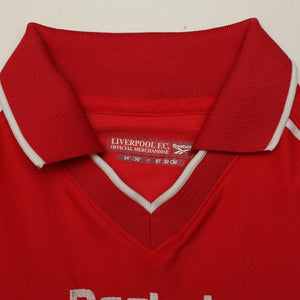 2000/02 Gerrard #17 Liverpool Vintage Reebok Home Football Shirt (S)