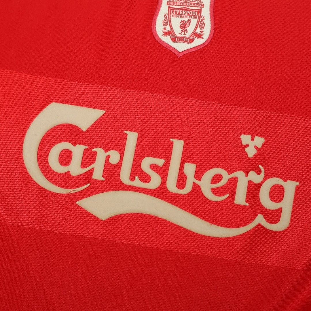 2000/02 Gerrard #17 Liverpool Vintage Reebok Home Football Shirt (S)