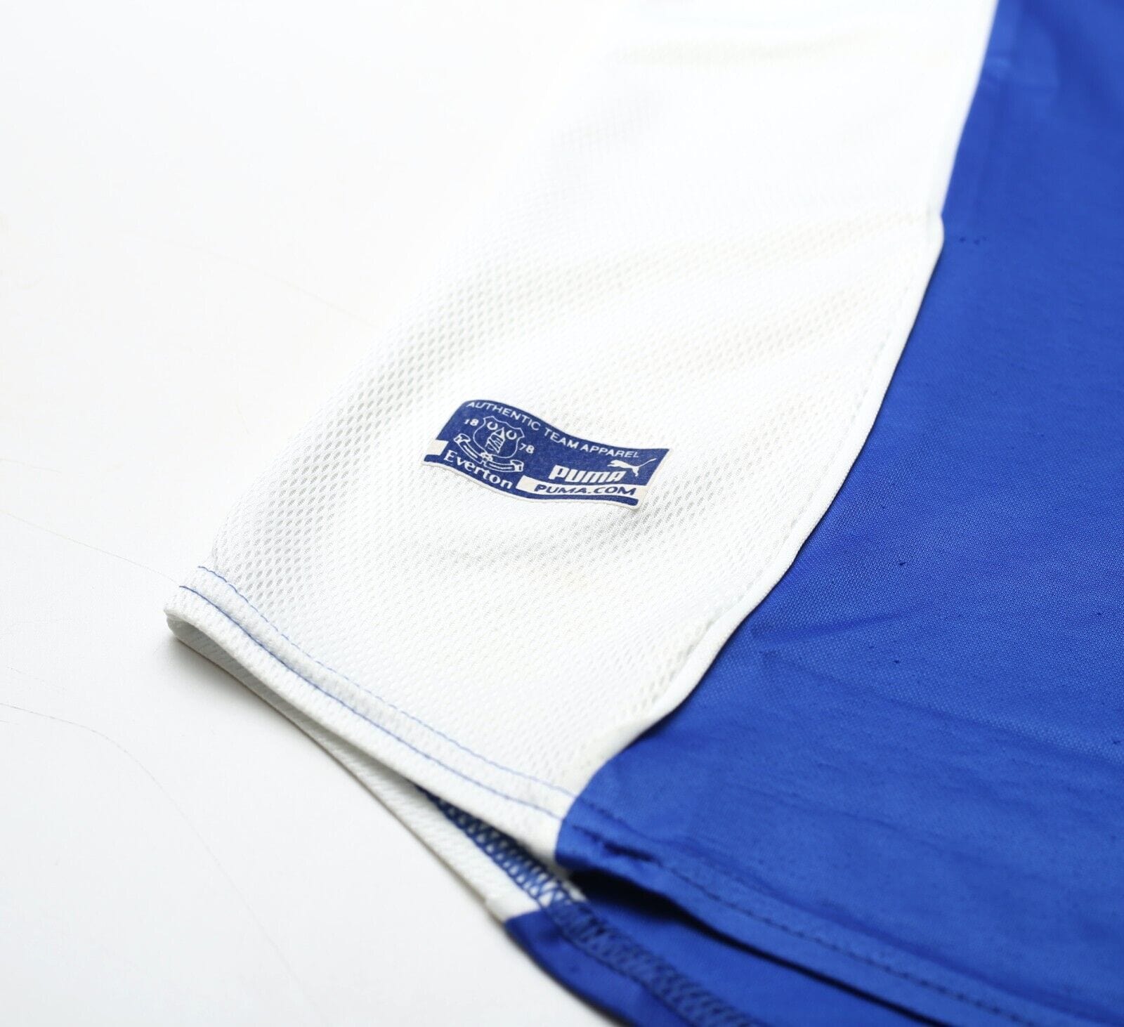 2000/02 GINOLA #24 Everton Vintage PUMA Home Football Shirt Jersey (L)