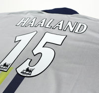 2000/02 HAALAND #15 Manchester City Vintage LCS Away Football Shirt (XXXL) 50/52