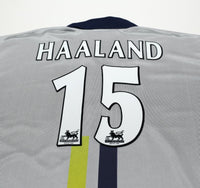 2000/02 HAALAND #15 Manchester City Vintage LCS Away Football Shirt (XXXL) 50/52