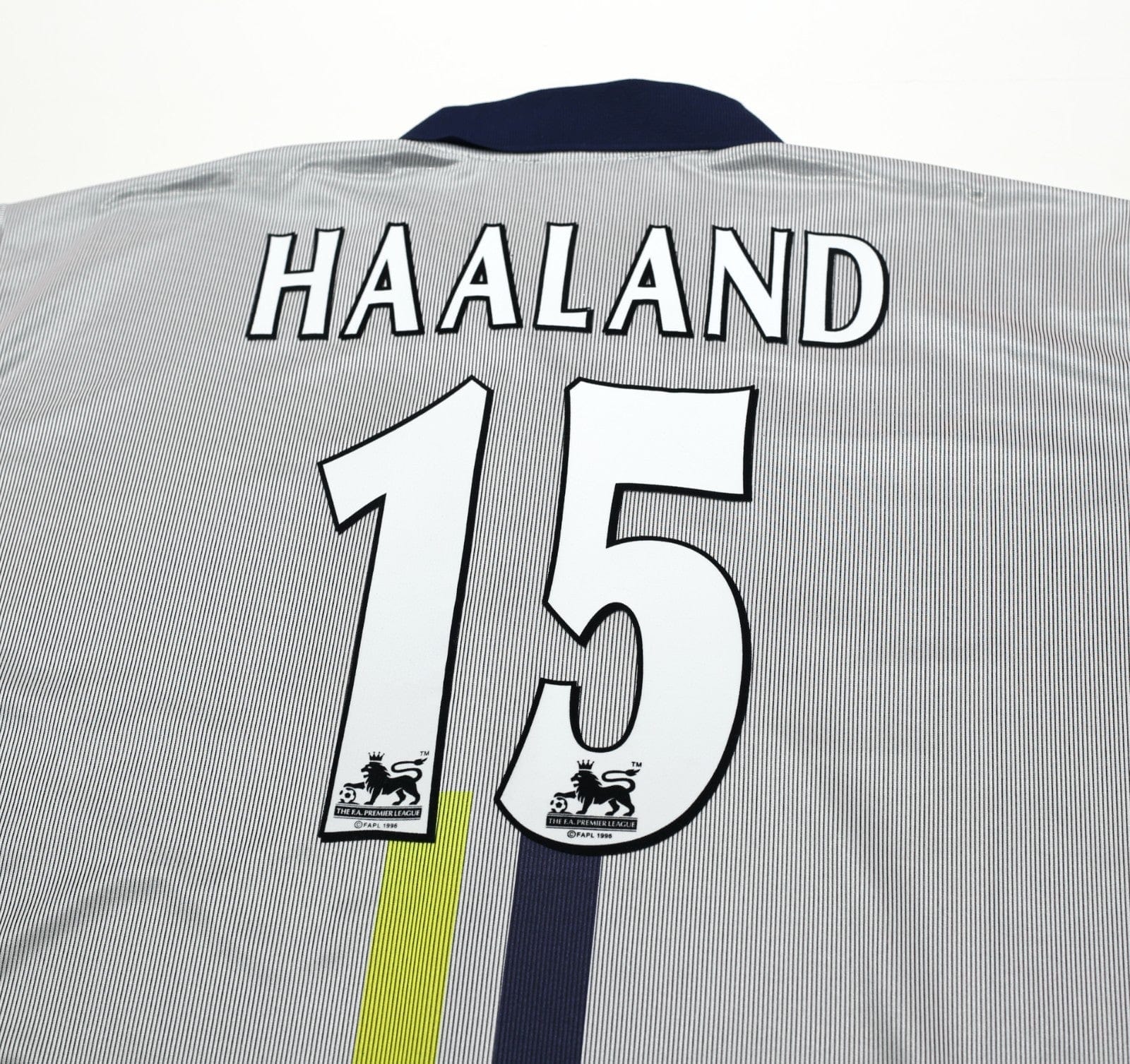 2000/02 HAALAND #15 Manchester City Vintage LCS Away Football Shirt (XXXL) 50/52