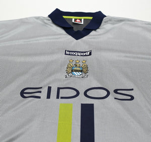 2000/02 HAALAND #15 Manchester City Vintage LCS Away Football Shirt (XXXL) 50/52