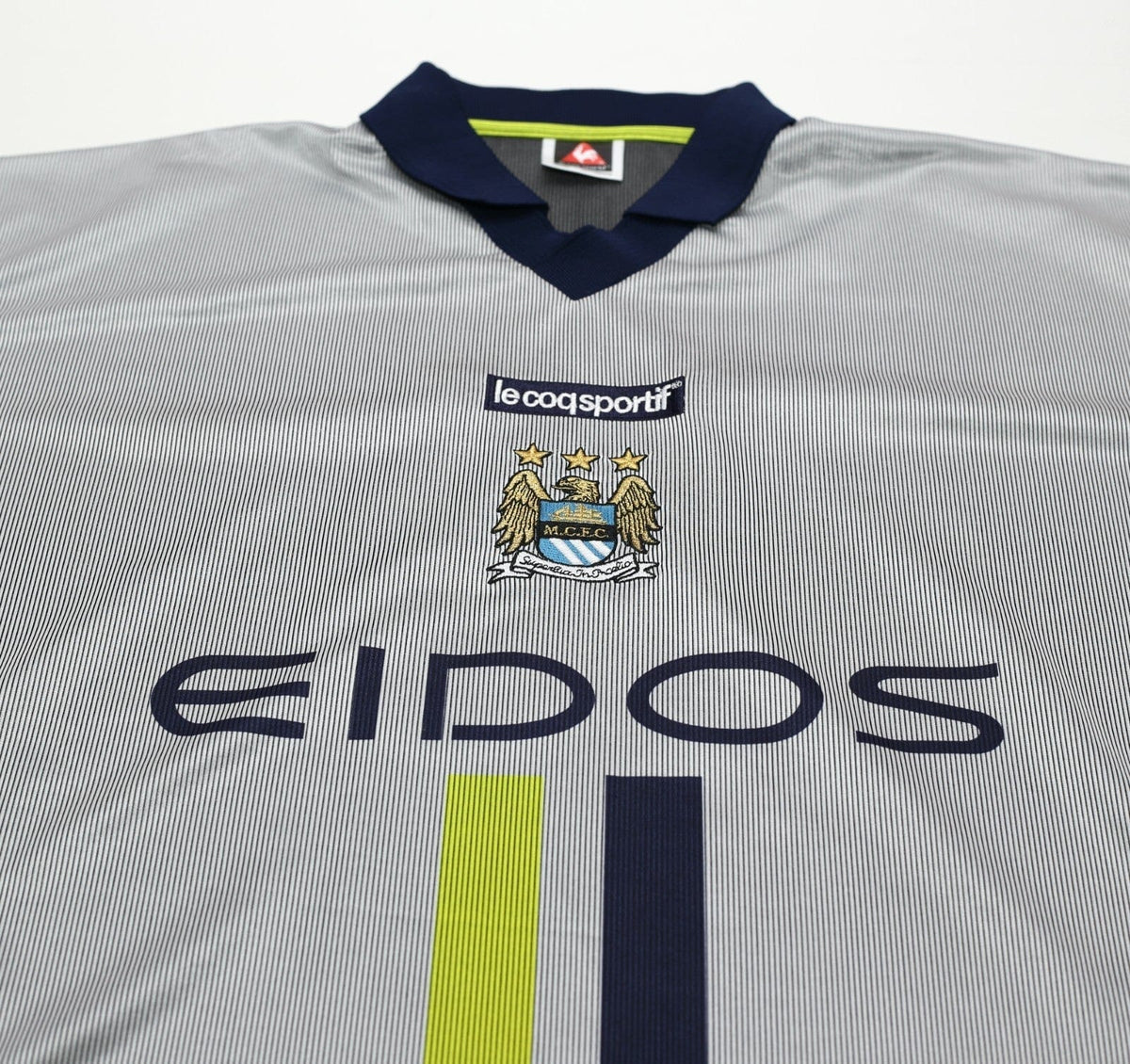 2000/02 HAALAND #15 Manchester City Vintage LCS Away Football Shirt (XXXL) 50/52