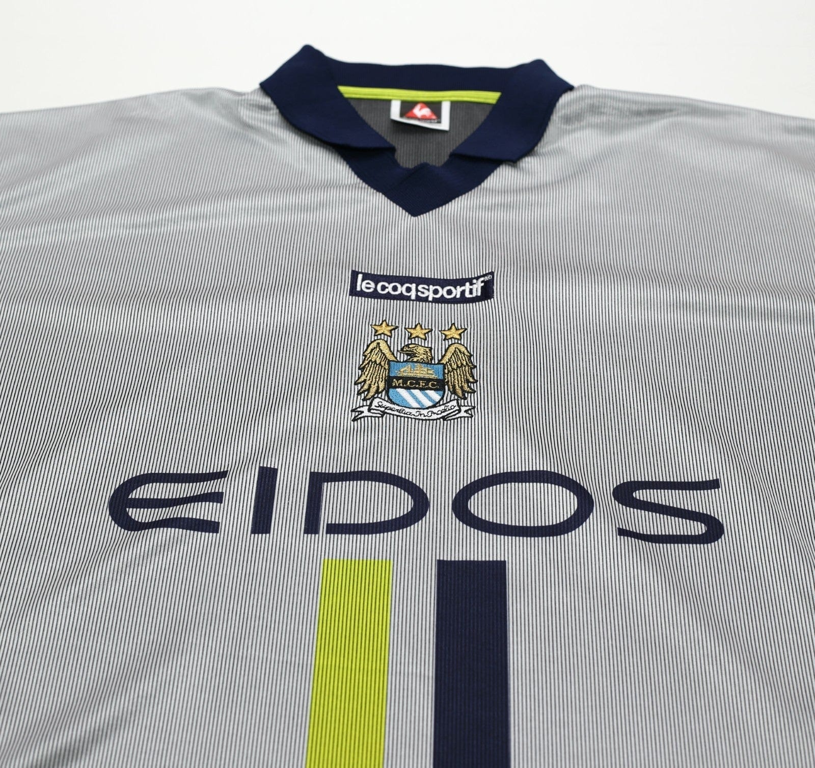 2000/02 HAALAND #15 Manchester City Vintage LCS Away Football Shirt (XXXL) 50/52