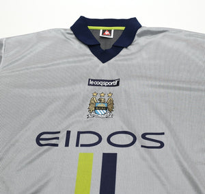 2000/02 HAALAND #15 Manchester City Vintage LCS Away Football Shirt (XXXL) 50/52