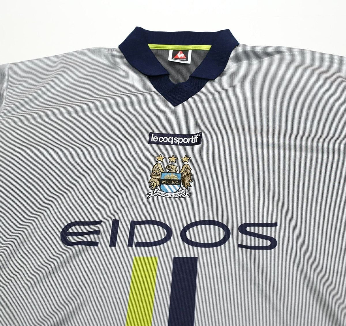2000/02 HAALAND #15 Manchester City Vintage LCS Away Football Shirt (XXXL) 50/52