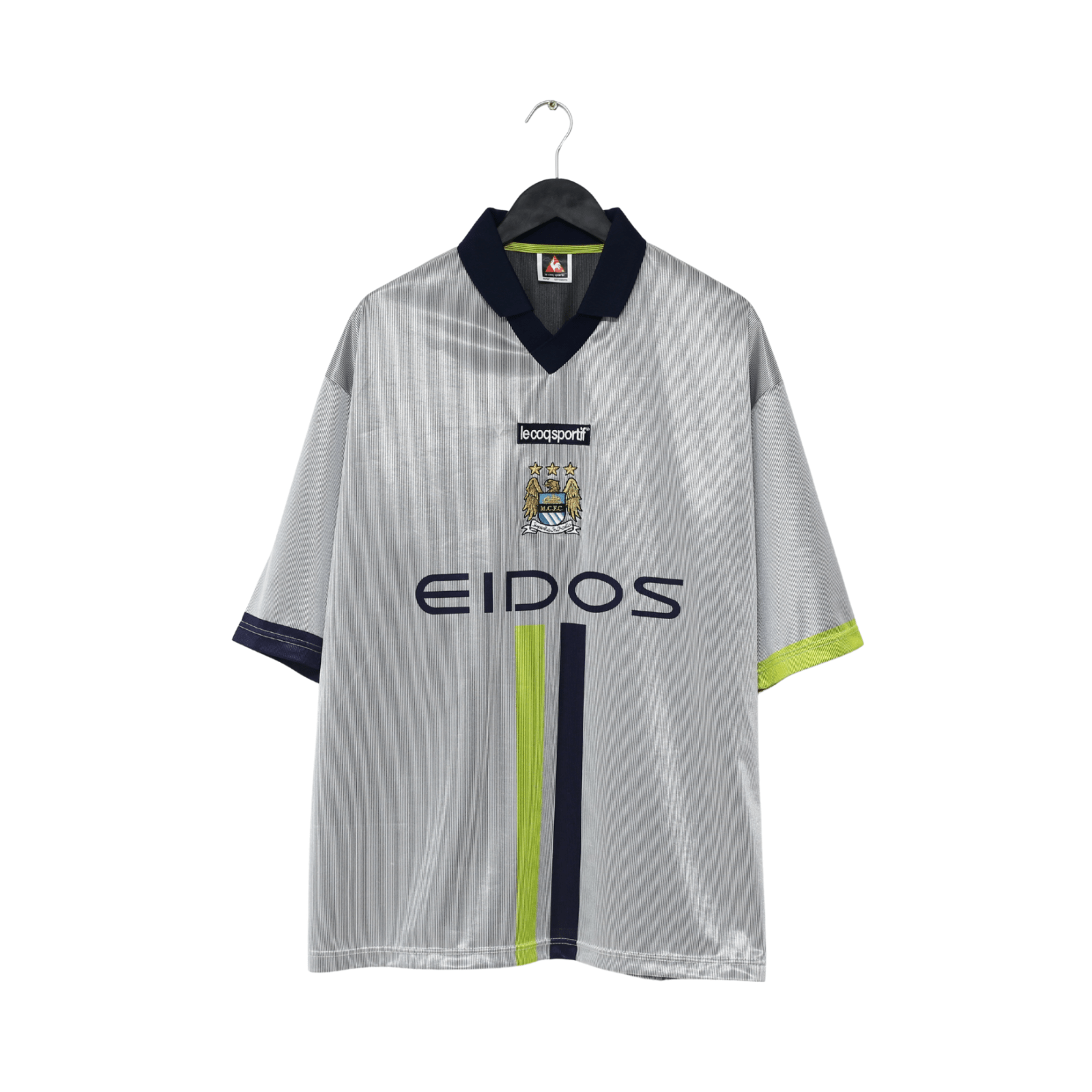 2000/02 HAALAND #15 Manchester City Vintage LCS Away Football Shirt (XXXL) 50/52