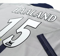 2000/02 HAALAND #15 Manchester City Vintage LCS Away Football Shirt (XXXL) 50/52