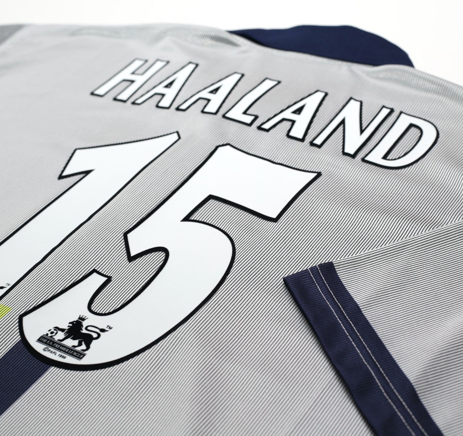 2000/02 HAALAND #15 Manchester City Vintage LCS Away Football Shirt (XXXL) 50/52