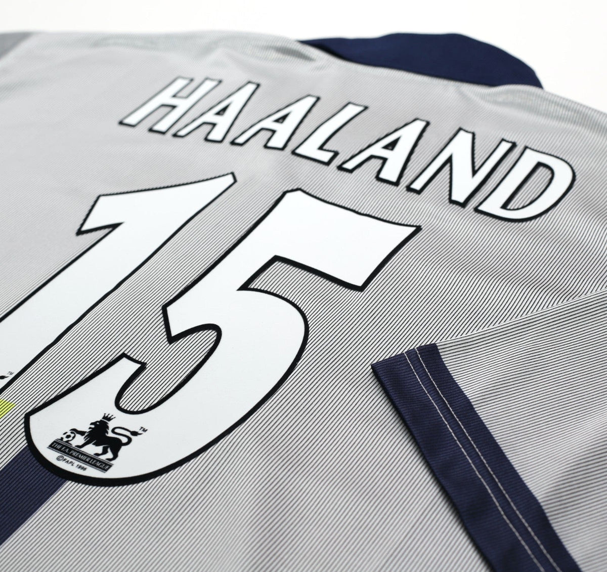 2000/02 HAALAND #15 Manchester City Vintage LCS Away Football Shirt (XXXL) 50/52