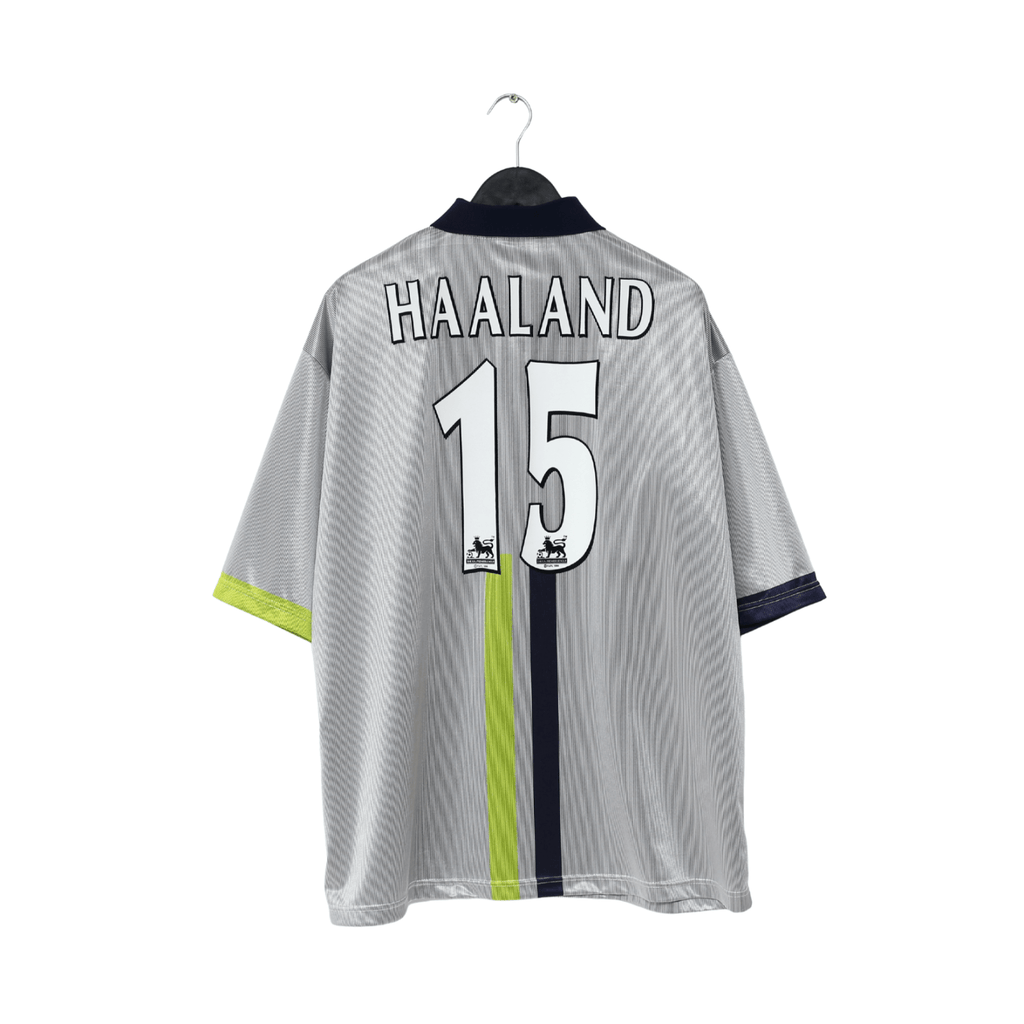 2000/02 HAALAND #15 Manchester City Vintage LCS Away Football Shirt (XXXL) 50/52