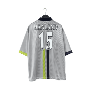 2000/02 HAALAND #15 Manchester City Vintage LCS Away Football Shirt (XXXL) 50/52