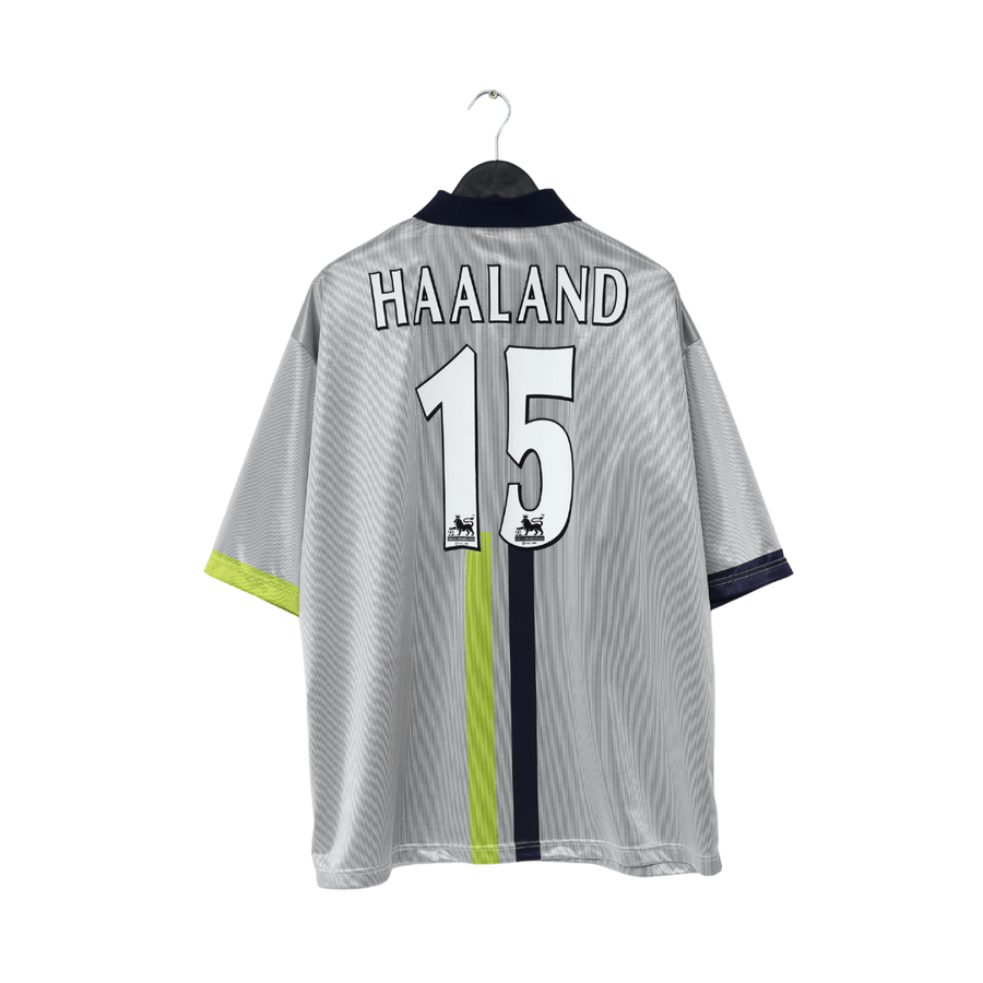 2000/02 HAALAND #15 Manchester City Vintage LCS Away Football Shirt (XXXL) 50/52
