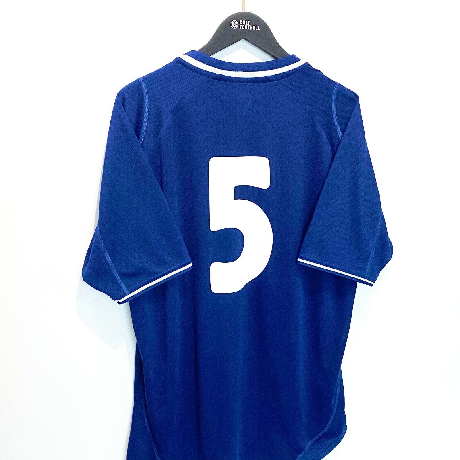2000/02 HENDRY #5 Scotland Vintage FILA Home Football Shirt (L) Blackburn Rovers