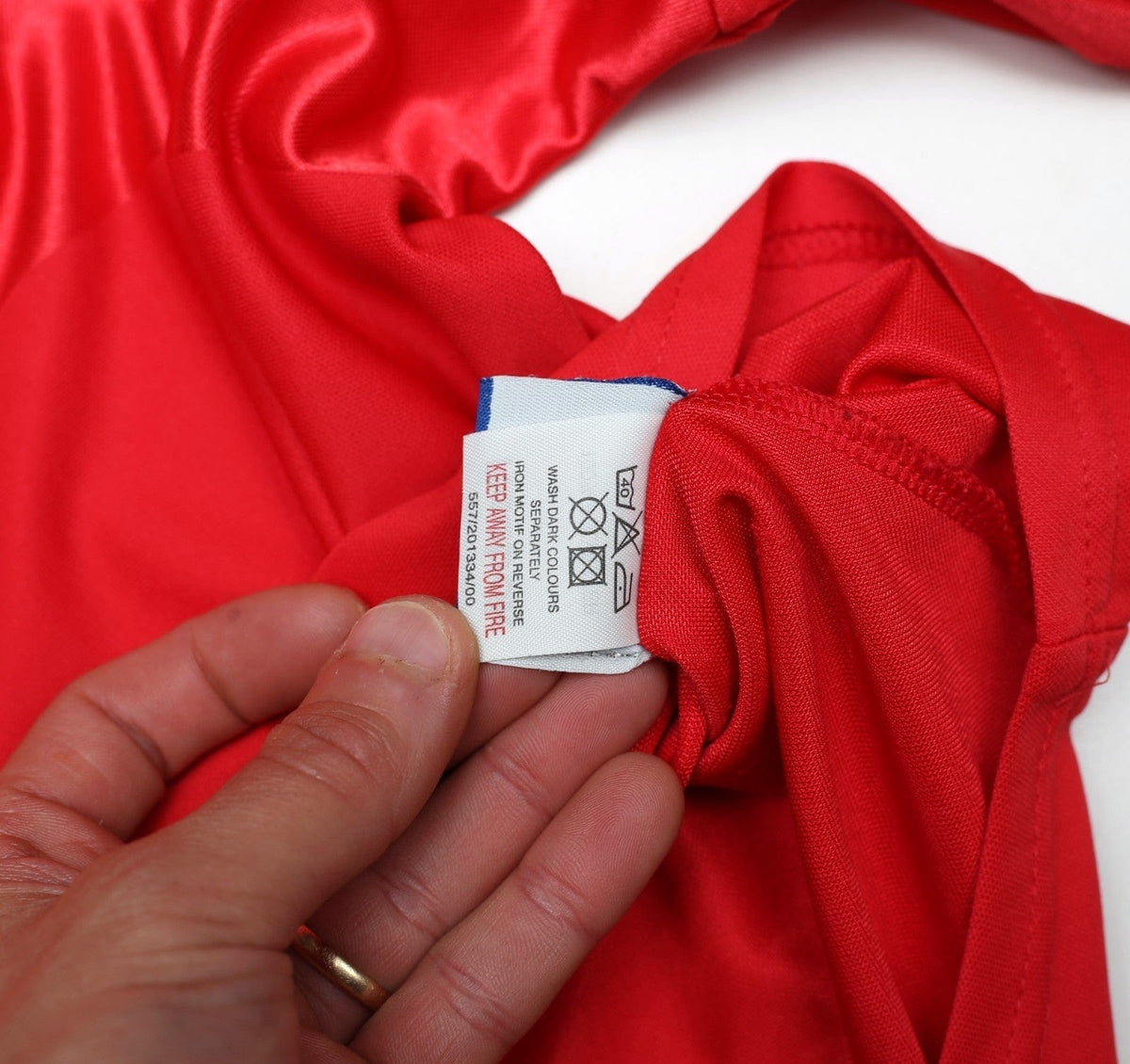 2000/02 HESKEY #8 Liverpool Vintage Reebok Home Football Shirt (M)