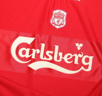 2000/02 HESKEY #8 Liverpool Vintage Reebok Home Football Shirt (M)