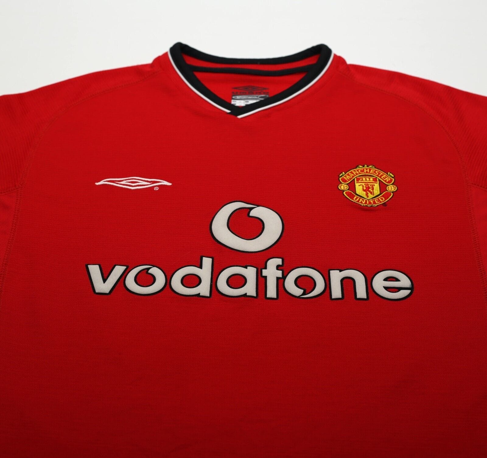 2000/02 KEANE #16 Manchester United Vintage Umbro Home Shirt (L)