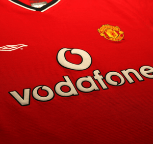 2000/02 KEANE #16 Manchester United Vintage Umbro Home Shirt (L)