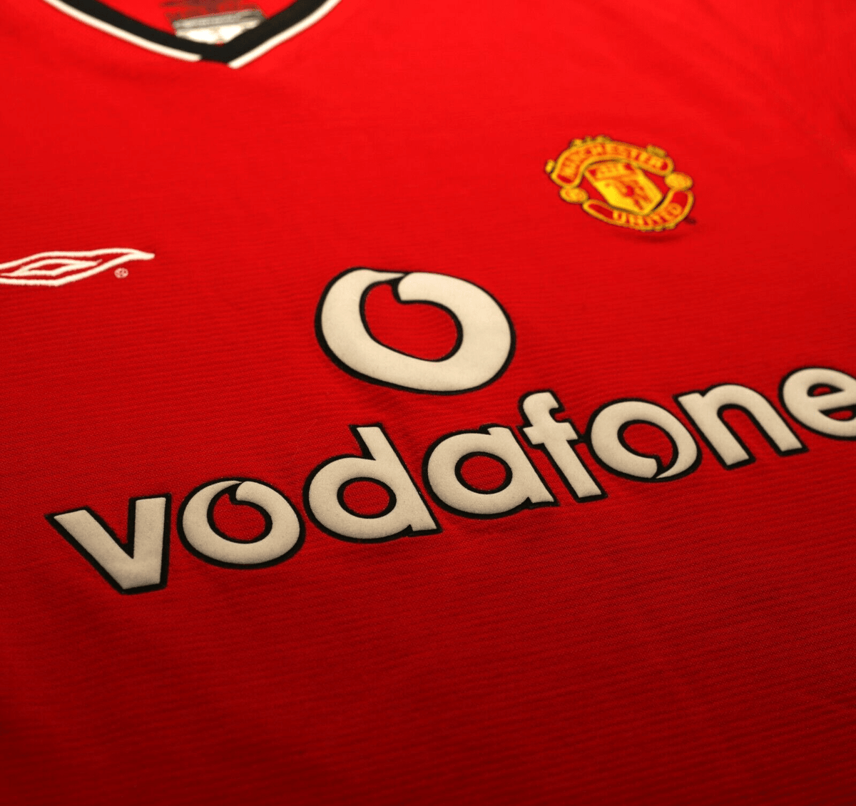 2000/02 KEANE #16 Manchester United Vintage Umbro Home Shirt (L)