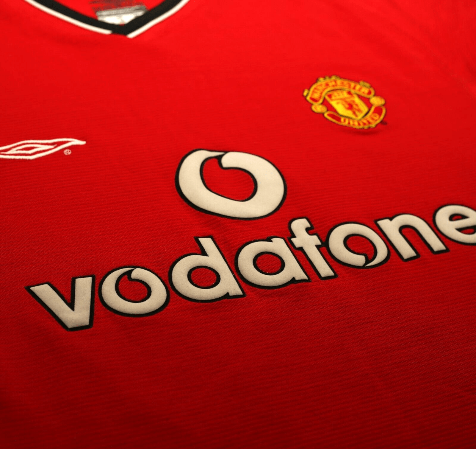 2000/02 KEANE #16 Manchester United Vintage Umbro Home Shirt (L)