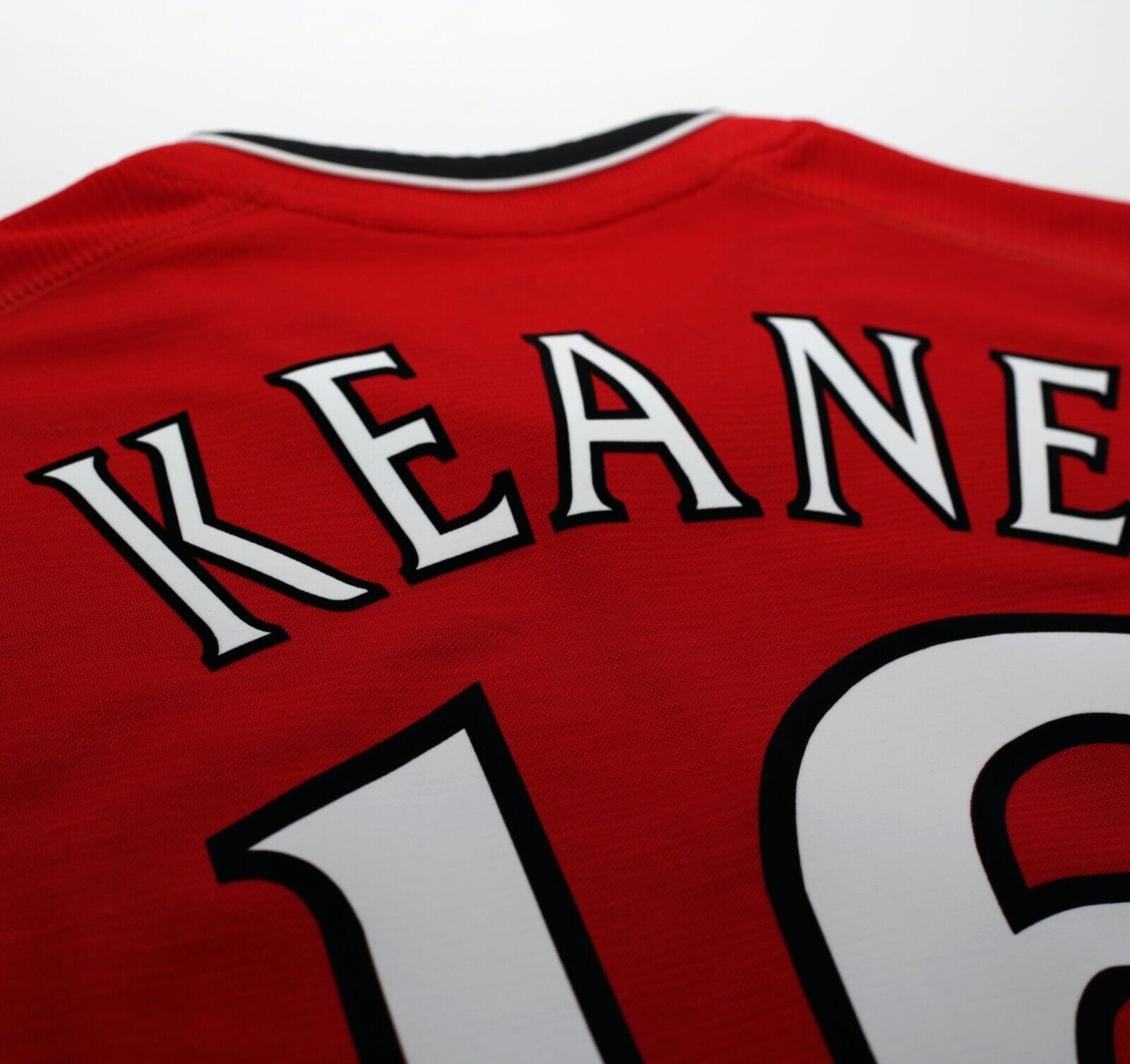 2000/02 KEANE #16 Manchester United Vintage Umbro Home Shirt (L)