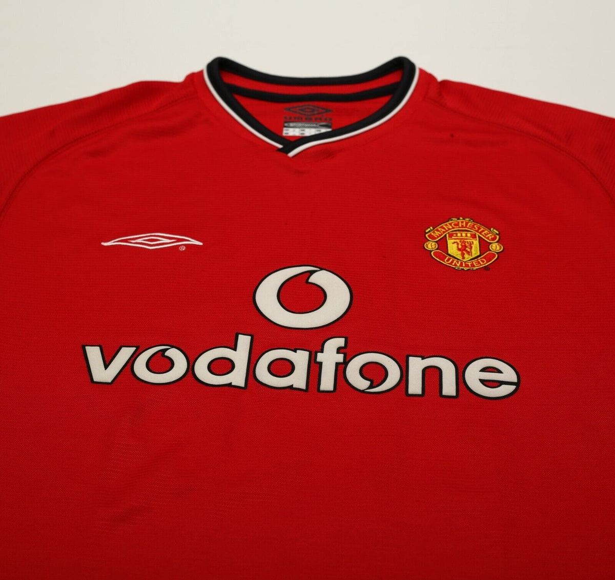 2000/02 KEANE #16 Manchester United Vintage Umbro Home Shirt (XL)