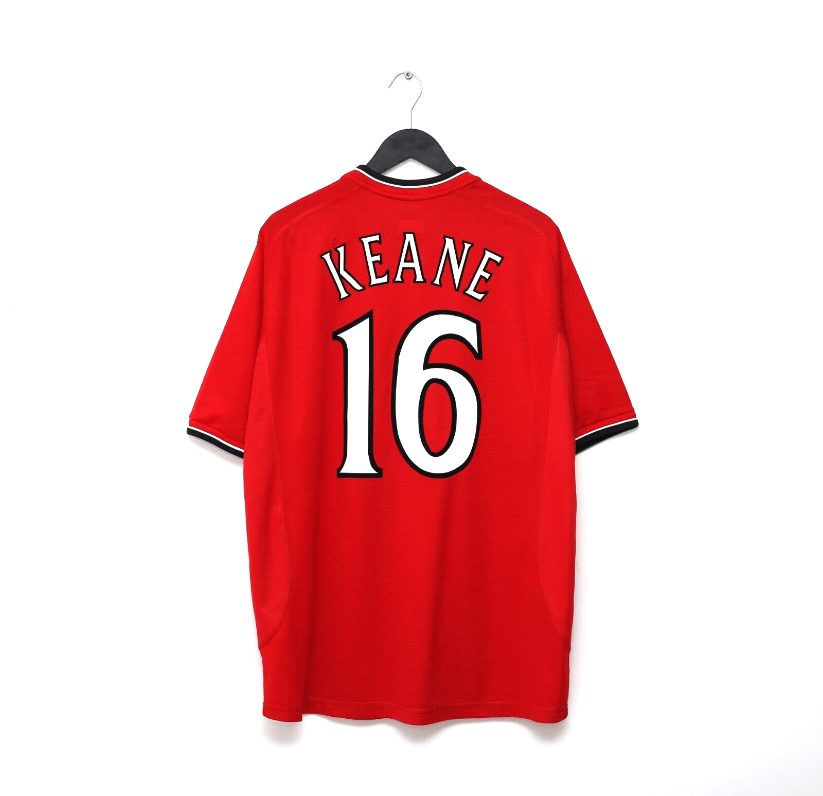 2000/02 KEANE #16 Manchester United Vintage Umbro Home Shirt (XL)