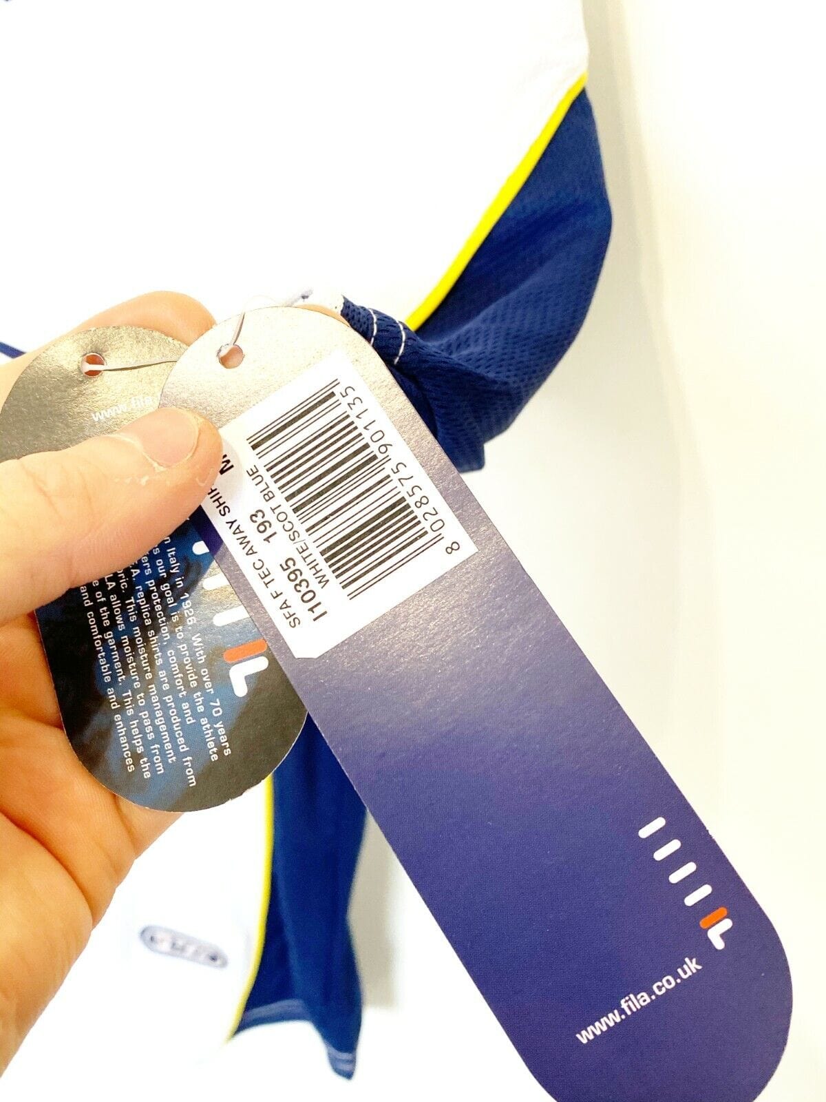 2000/02 Kevin GALLACHER #9 Scotland Vintage FILA Away Football Shirt (M) BNWT