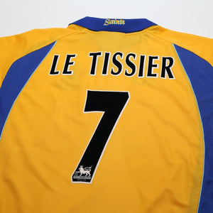 2000/02 Le Tissier #7 Southampton Vintage Saints Away Football Shirt (XL)
