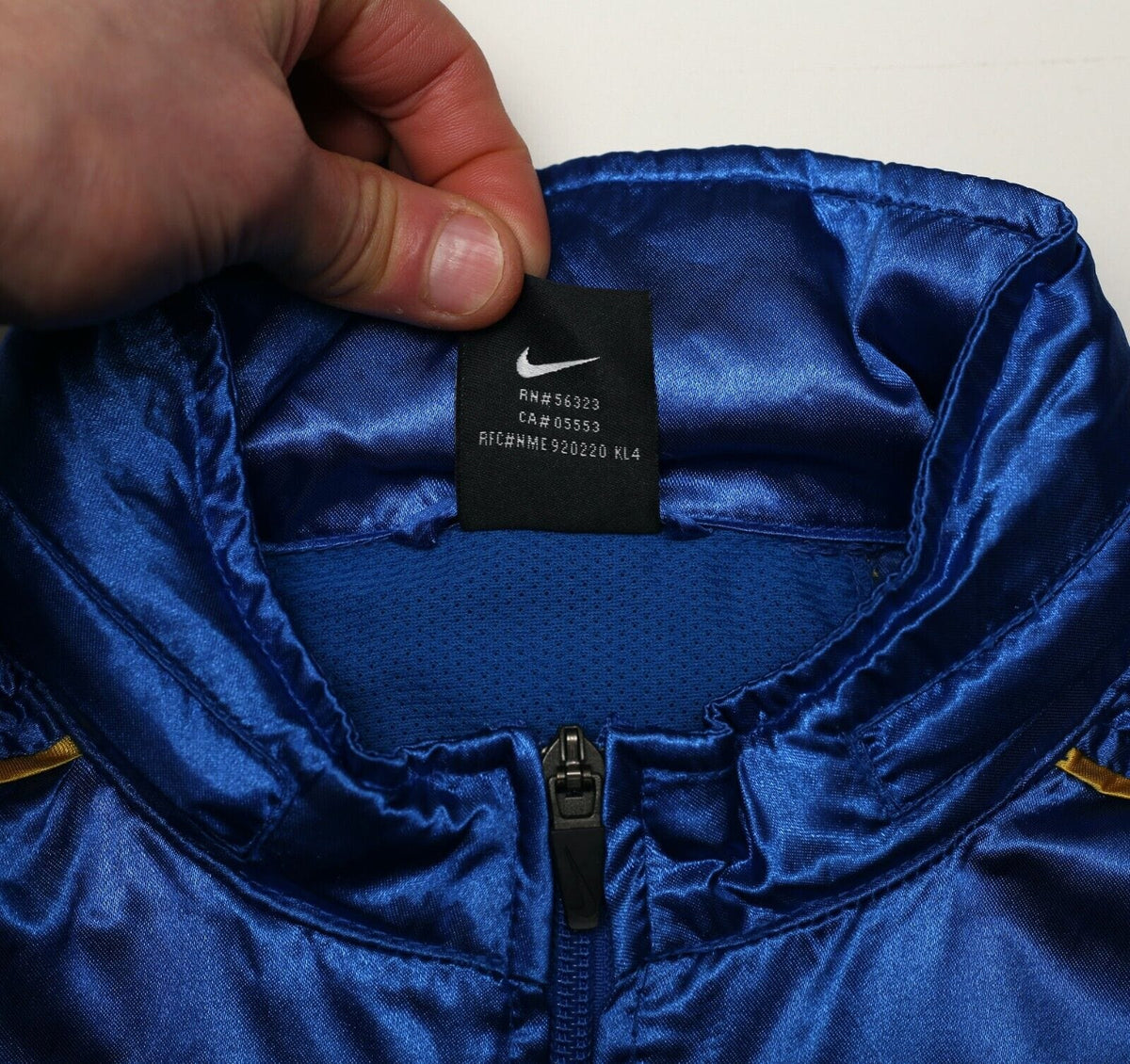 2000/02 LEEDS UNITED Vintage Nike Football Training Rain Jacket (M)