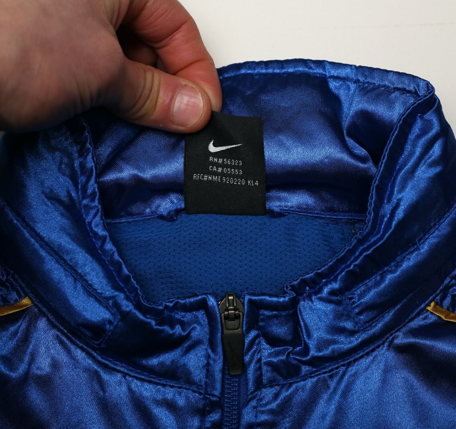 2000/02 LEEDS UNITED Vintage Nike Football Training Rain Jacket (M)