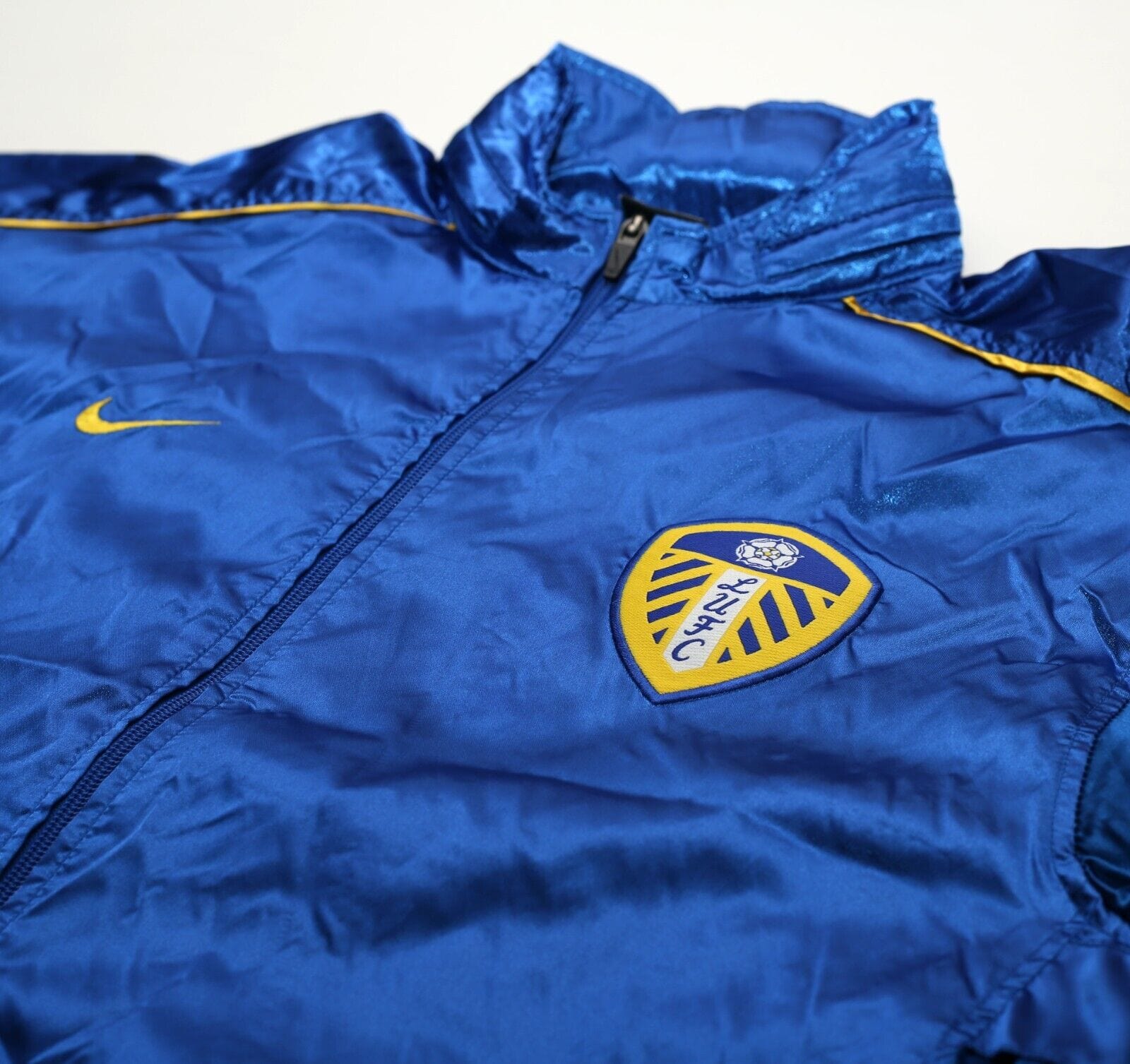 2000/02 LEEDS UNITED Vintage Nike Football Training Rain Jacket (M)