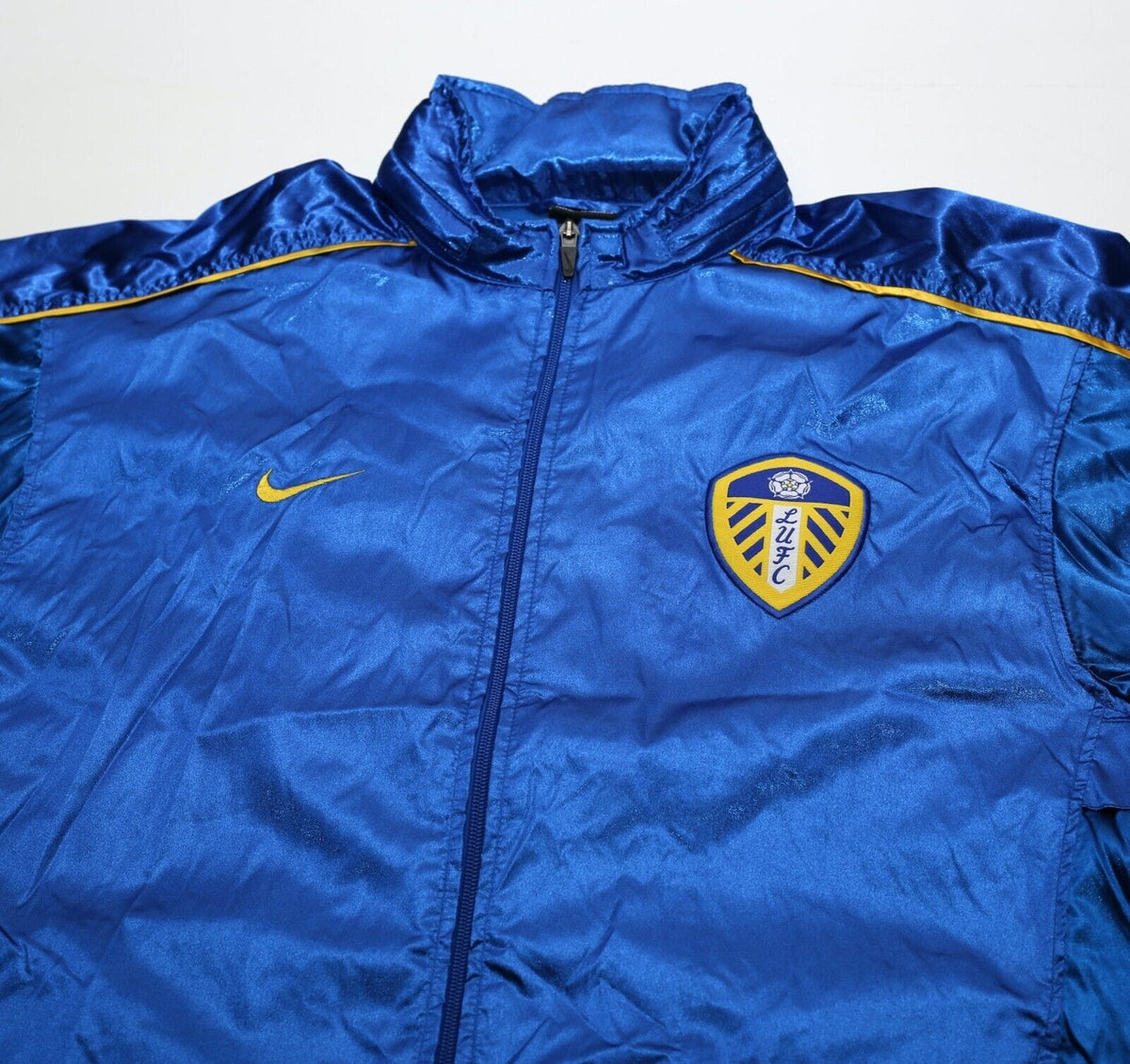 2000/02 LEEDS UNITED Vintage Nike Football Training Rain Jacket (M)