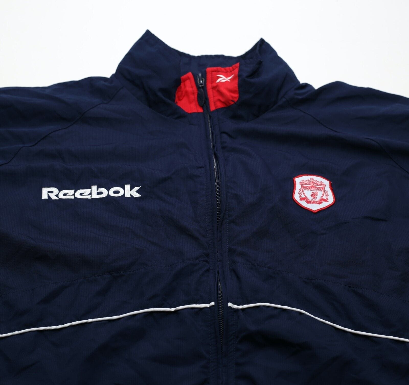 2000/02 LIVERPOOL Vintage Reebok Football Jacket Track Top (XXL)