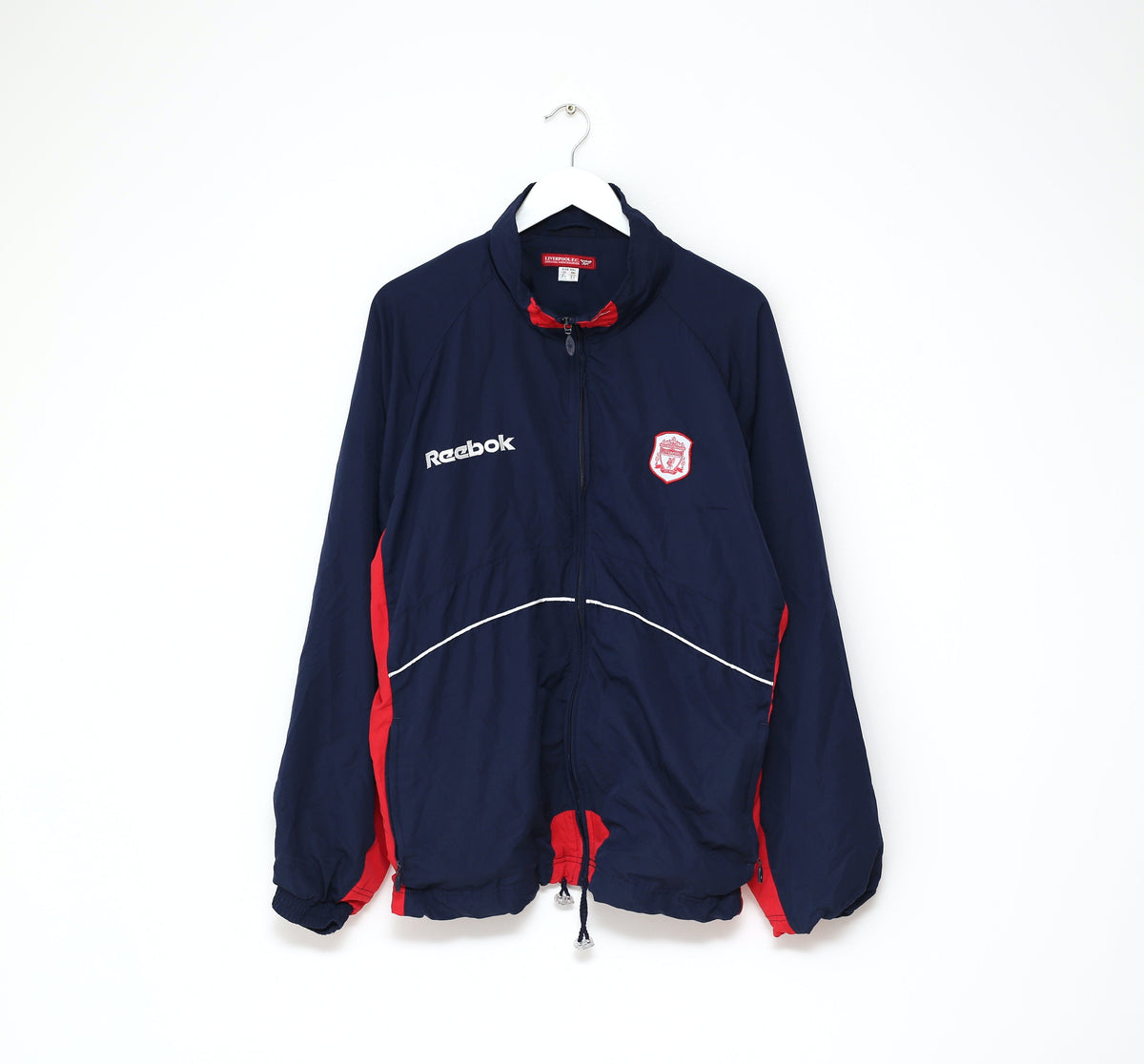 2000/02 LIVERPOOL Vintage Reebok Football Jacket Track Top (XXL)