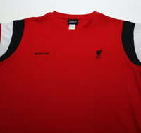 2000/02 LIVERPOOL Vintage Reebok Football Leisure Tee Shirt (L)