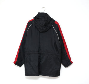 2000/02 MANCHESTER UNITED Vintage Umbro Bench Coat Jacket (M) Beckham Scholes
