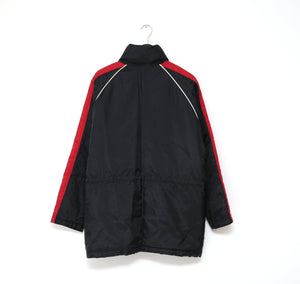2000/02 MANCHESTER UNITED Vintage Umbro Bench Coat Jacket (M/L) Beckham Scholes