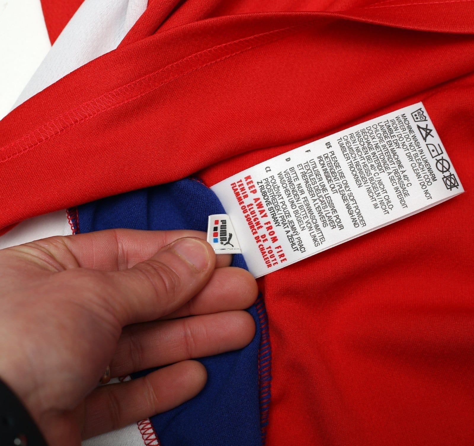 2000/02 NEDVED #4 Czech Republic Vintage PUMA Home Football Shirt (L) Euro 2000