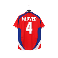 2000/02 Nedved #4 Czech Republic Vintage Puma Home Football Shirt (L) Euro 2000
