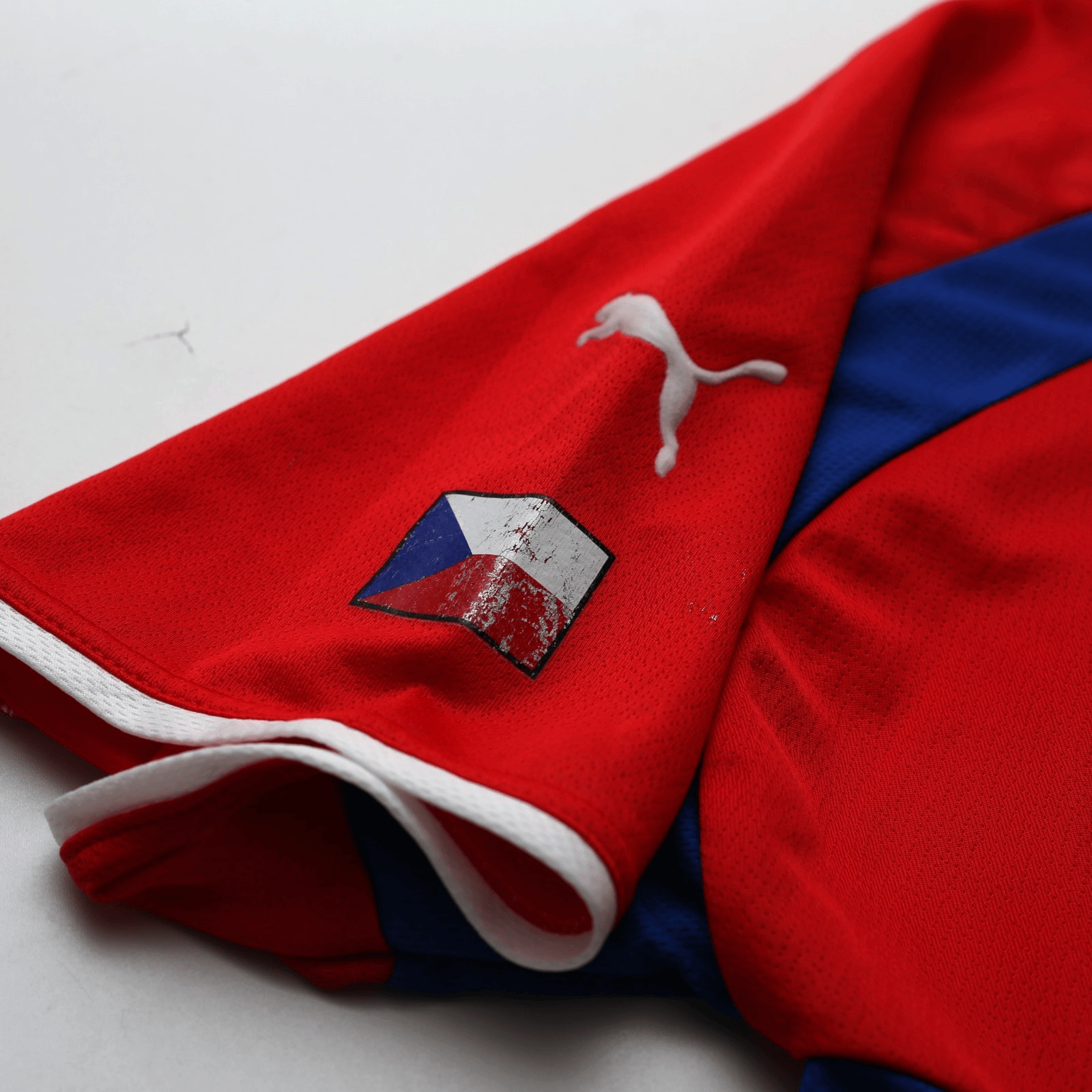 2000/02 Nedved #4 Czech Republic Vintage Puma Home Football Shirt (L) Euro 2000